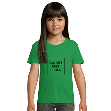 Økologisk Børne T-shirt med Eget Tryk | 100% Økologisk Bomuld
