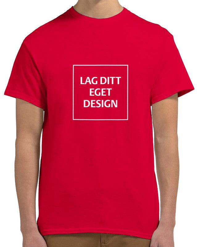 Design din egen unisex T-shirt med print | Personlig bomulds-T-shirt
