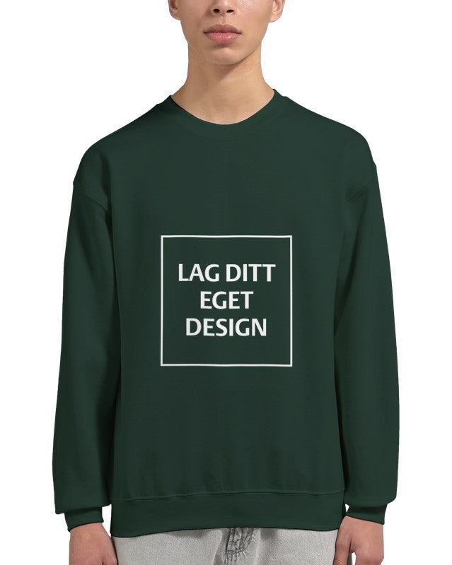 Personlig College Sweater med Eget Tryk | Design Din Unikke Sweater