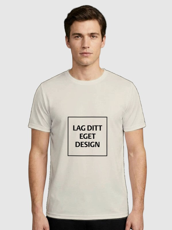 Blød teknisk unisex T-shirt med eget tryk | Letvægts Sport