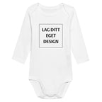 Klassisk Langærmet Babybody med Eget Tryk | Lun Bomuld