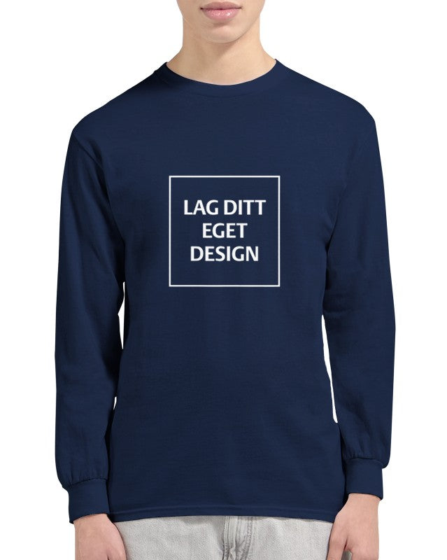 Klassisk Langærmet T-shirt til Eget Tryk – Design din personlige stil
