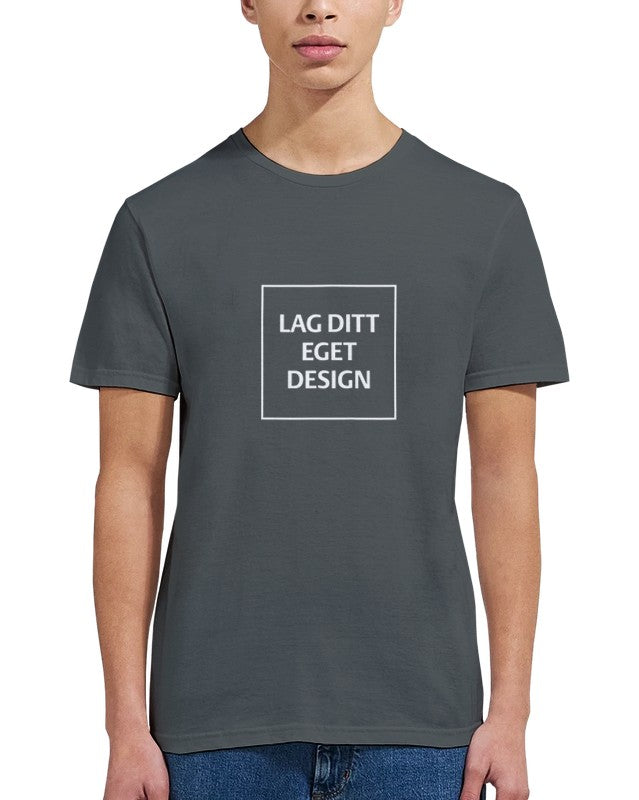 Klassisk Unisex T-shirt med Rund Hals til Eget Tryk | Design Din Egen T-shirt