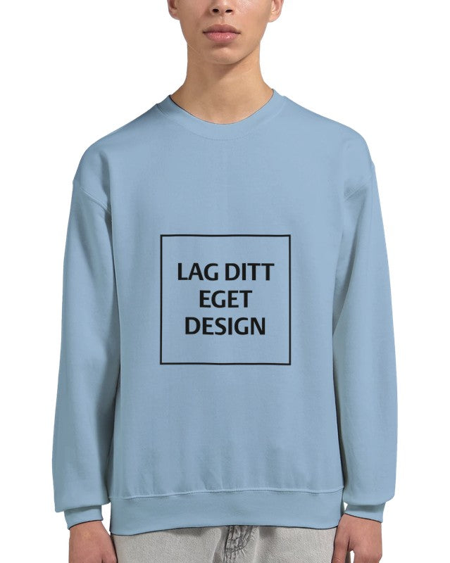 Personlig College Sweater med Eget Tryk | Design Din Unikke Sweater