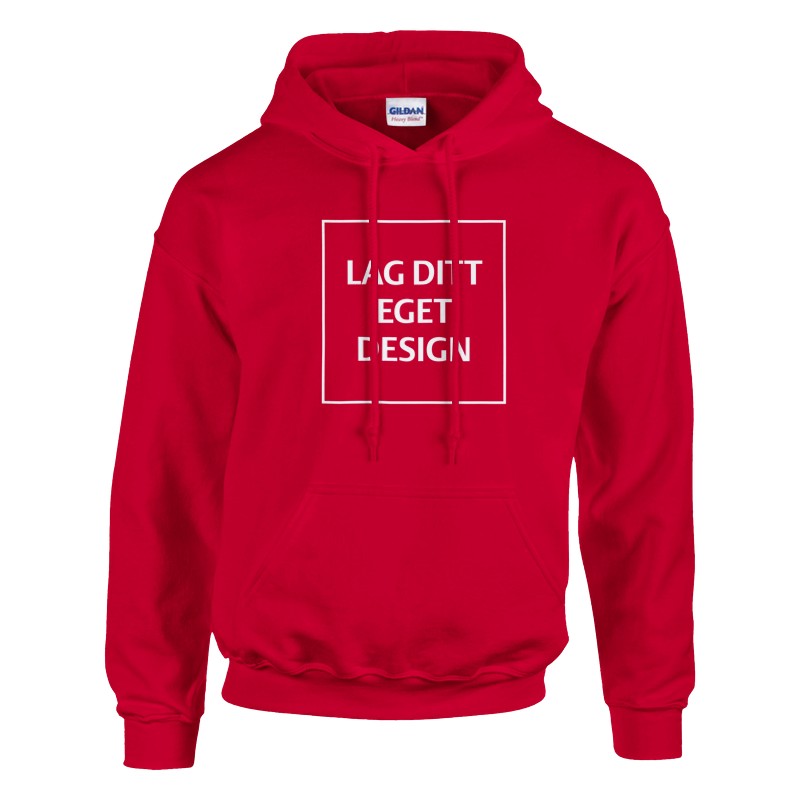 Design Din Egen Personlige Hættetrøje med Eget Tryk | Unisex Pullover Hoodie