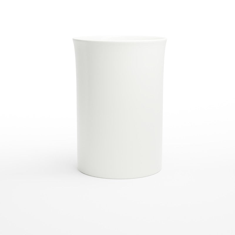Klassisk porcelænskop Slim 10oz | Eget tryk