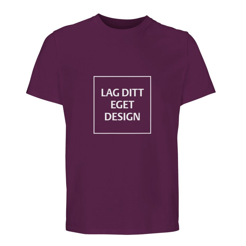 Design Din Egen Økologiske Unisex T-shirt | T-shirt Med Eget Tryk
