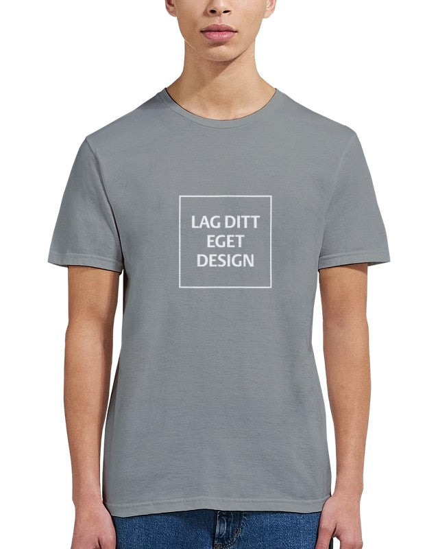 Klassisk Unisex T-shirt med Rund Hals til Eget Tryk | Design Din Egen T-shirt