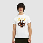 Personlig T-shirt med Hund & Kat - Vintage Bootleg 90'er Stil | Eget Billede