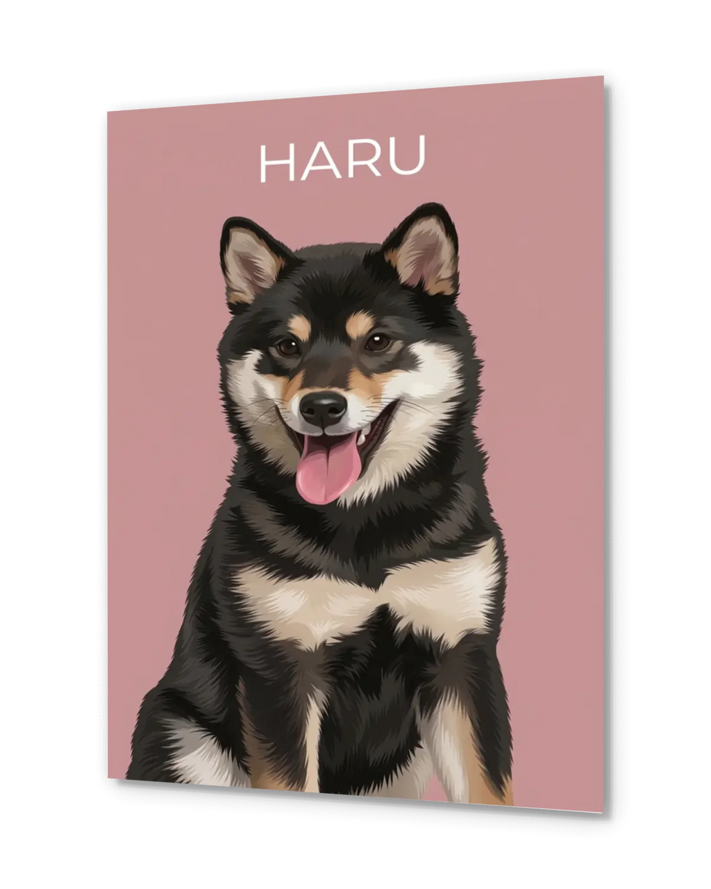 Personalized Poster - AI Pet Dog Portrait