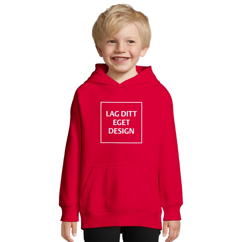 Økologisk Hættetrøje til Børn med Eget Tryk | Bæredygtig Børnehoodie