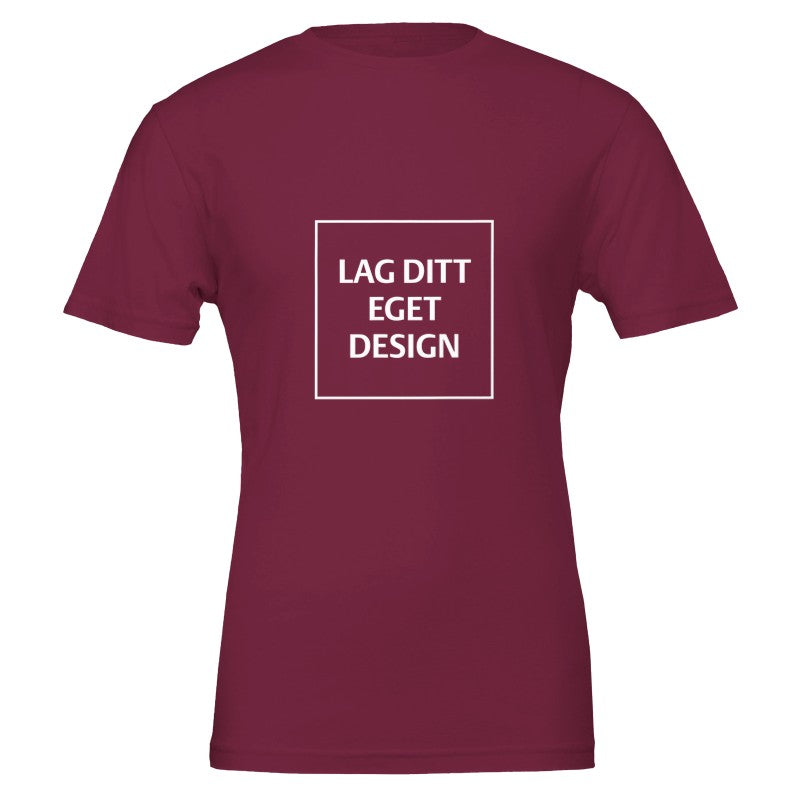 Premium Unisex Crewneck T-shirt | Design din egen med dit eget tryk