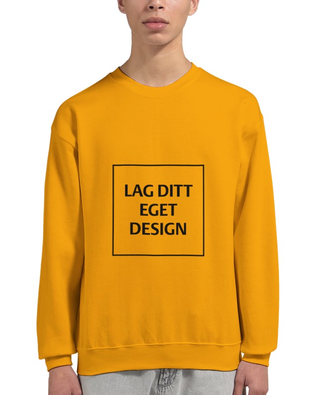 Personlig College Sweater med Eget Tryk | Design Din Unikke Sweater