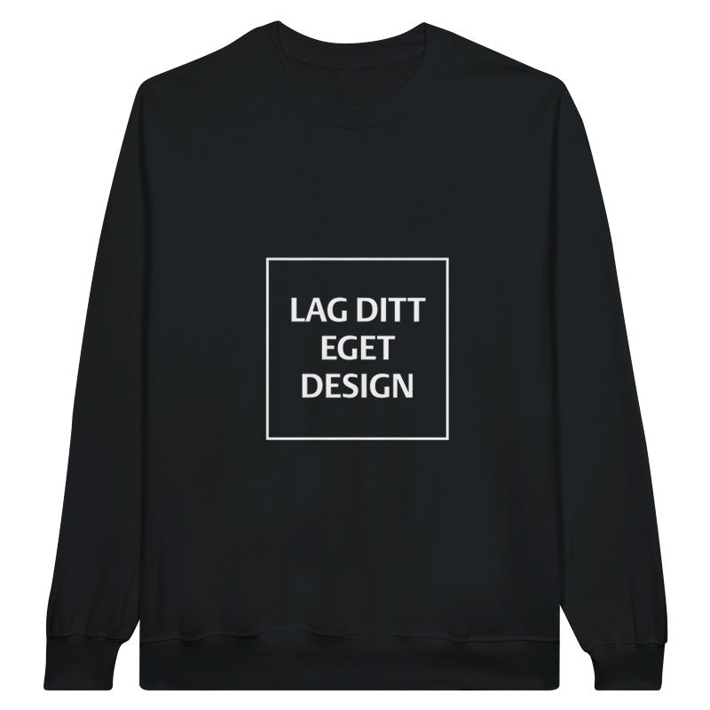 Personlig College Sweater med Eget Tryk | Design Din Logo Sweater