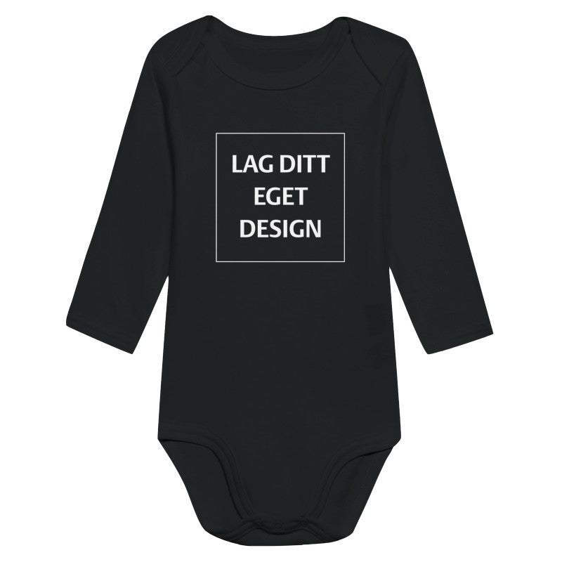 Klassisk Langærmet Babybody med Eget Tryk | Lun Bomuld