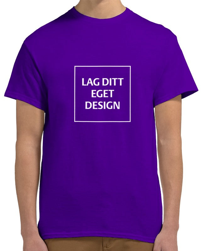 Design din egen unisex T-shirt med print | Personlig bomulds-T-shirt