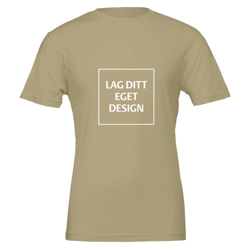Premium Unisex Crewneck T-shirt | Design din egen med dit eget tryk