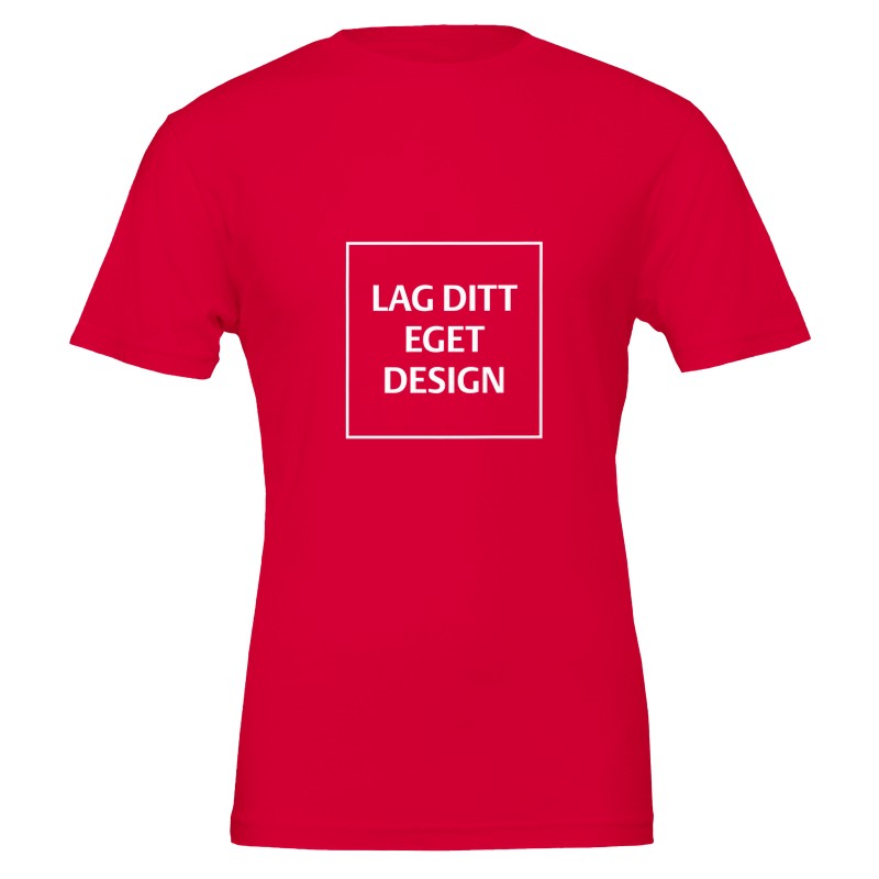 Premium Unisex Crewneck T-shirt | Design din egen med dit eget tryk