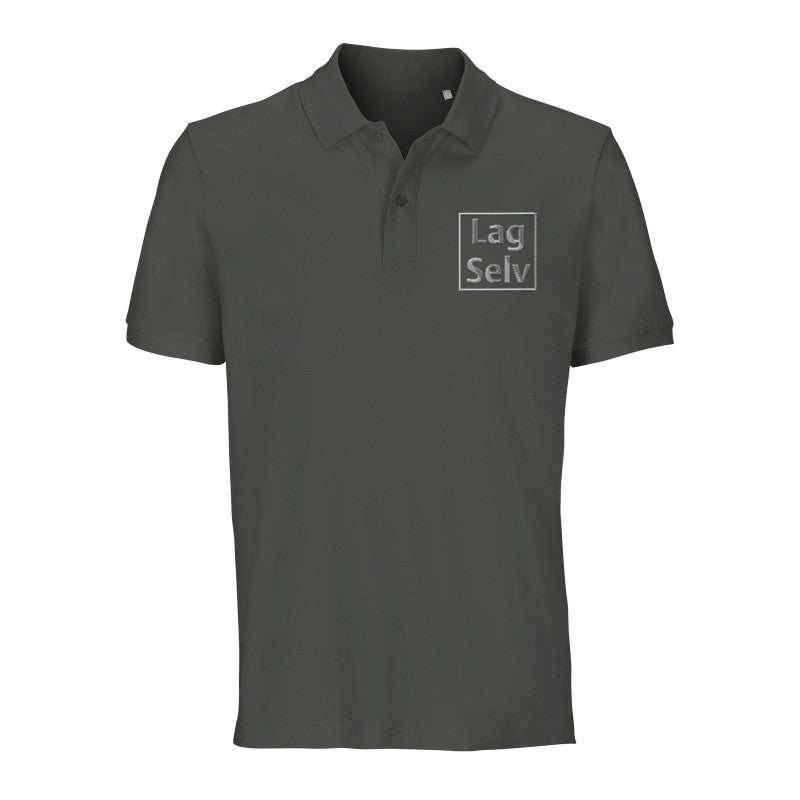 Design din egen økologiske poloshirt | Unisex med personligt broderi