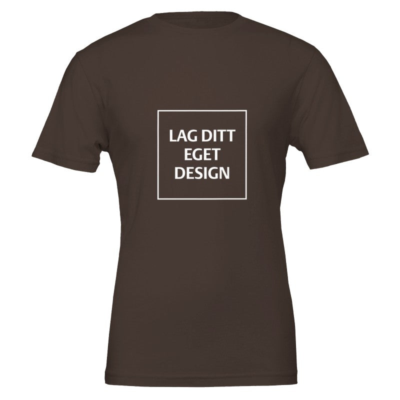 Premium Unisex Crewneck T-shirt | Design din egen med dit eget tryk