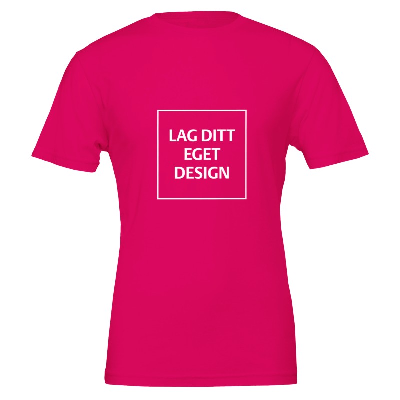Premium Unisex Crewneck T-shirt | Design din egen med dit eget tryk