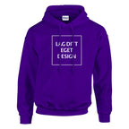 Design Din Egen Personlige Hættetrøje med Eget Tryk | Unisex Pullover Hoodie