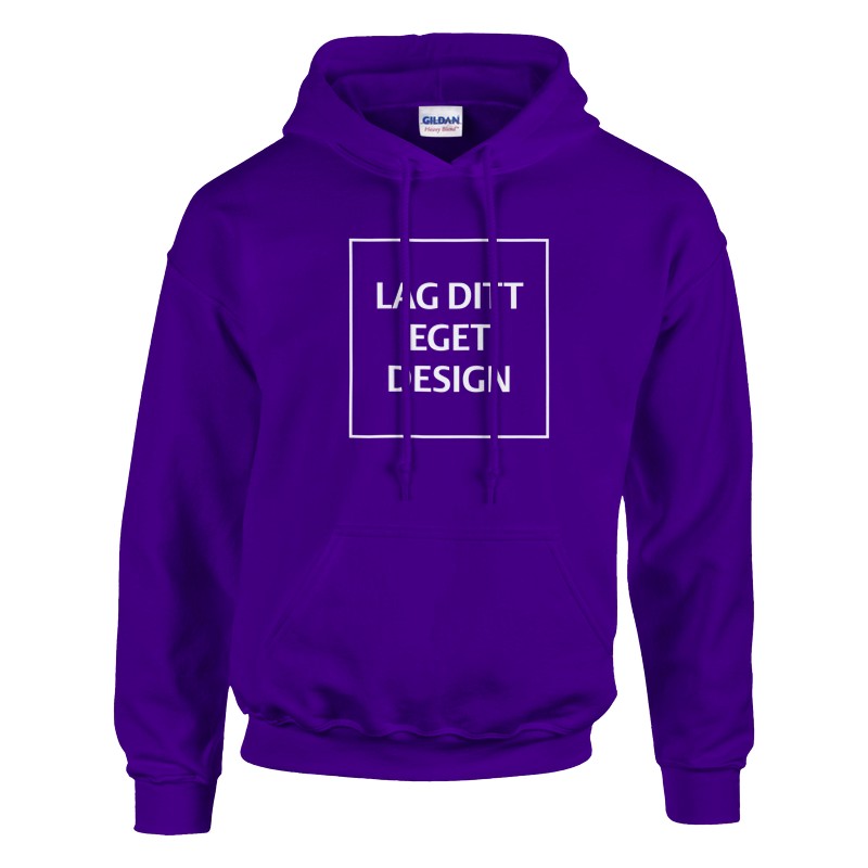 Design Din Egen Personlige Hættetrøje med Eget Tryk | Unisex Pullover Hoodie