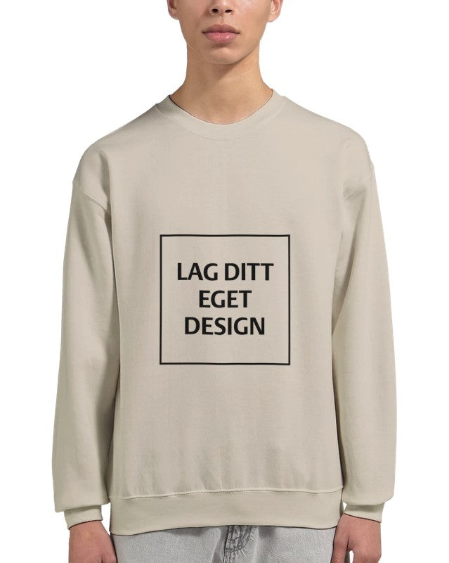 Personlig College Sweater med Eget Tryk | Design Din Unikke Sweater