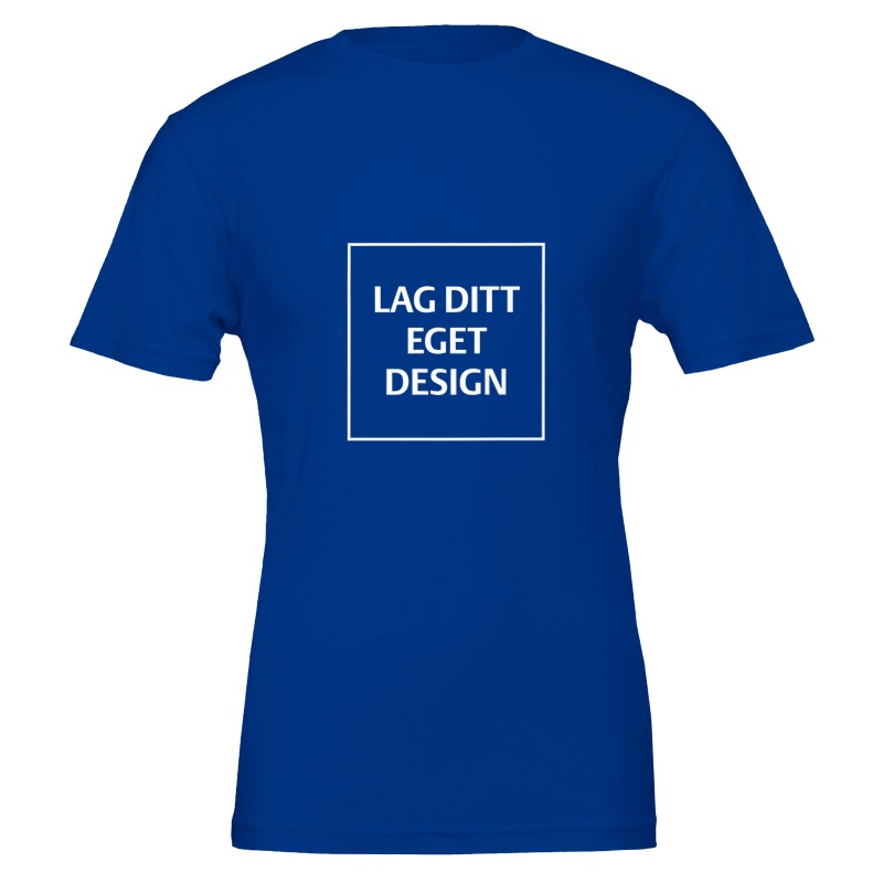Premium Unisex Crewneck T-shirt | Design din egen med dit eget tryk