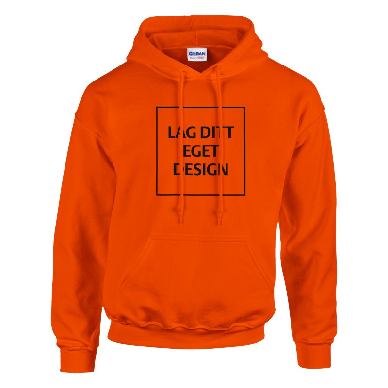 Design Din Egen Personlige Hættetrøje med Eget Tryk | Unisex Pullover Hoodie