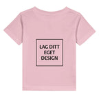 Klassisk småbørns T-shirt i bomuldsjersey med eget tryk