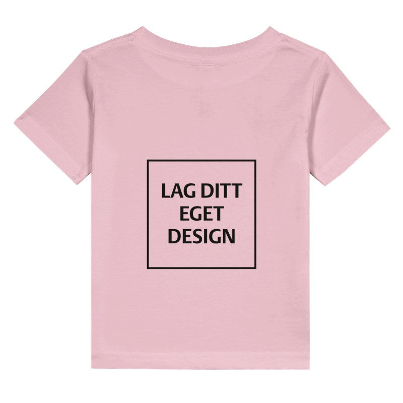 Klassisk småbørns T-shirt i bomuldsjersey med eget tryk