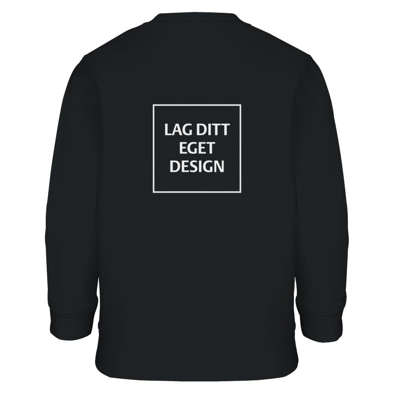 Klassisk Børnesweater med Eget Tryk | Varm Sweatshirt i Bomuldsblanding