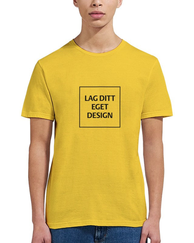 Klassisk Unisex T-shirt med Rund Hals til Eget Tryk | Design Din Egen T-shirt
