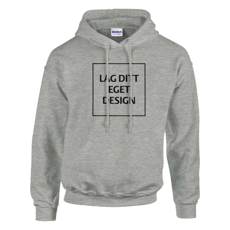 Design Din Egen Personlige Hættetrøje med Eget Tryk | Unisex Pullover Hoodie