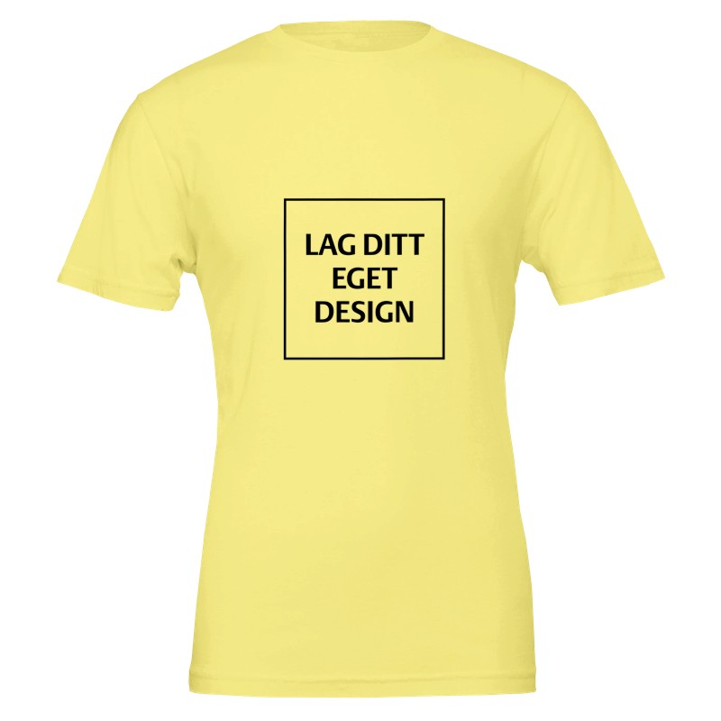 Premium Unisex Crewneck T-shirt | Design din egen med dit eget tryk