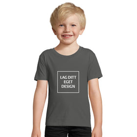Økologisk Børne T-shirt med Eget Tryk | 100% Økologisk Bomuld