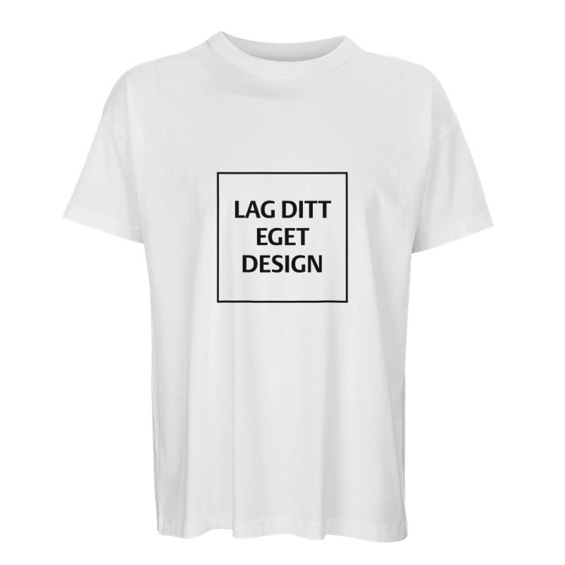 Økologisk Oversized T-shirt til Mænd | Design Din Egen T-shirt med Tryk
