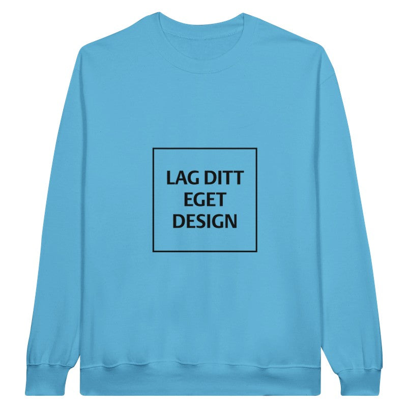 Personlig College Sweater med Eget Tryk | Design Din Logo Sweater