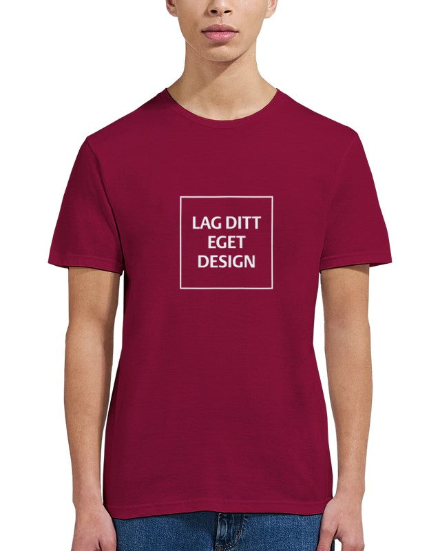 Klassisk Unisex T-shirt med Rund Hals til Eget Tryk | Design Din Egen T-shirt