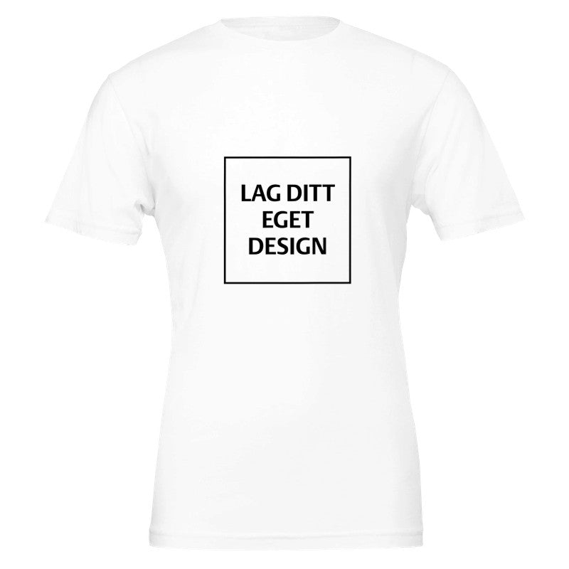 Premium Unisex Crewneck T-shirt | Design din egen med dit eget tryk