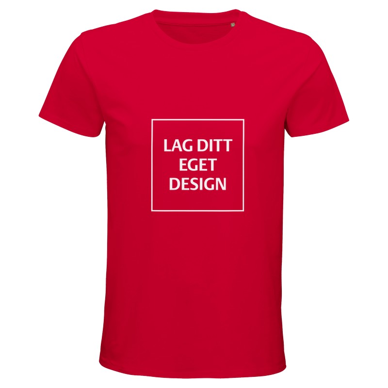 Økologisk T-shirt til Mænd | Design Dit Eget Tryk