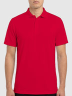 Klassisk Piqué Polo med Eget Tryk | Teknisk Unisex Poloshirt