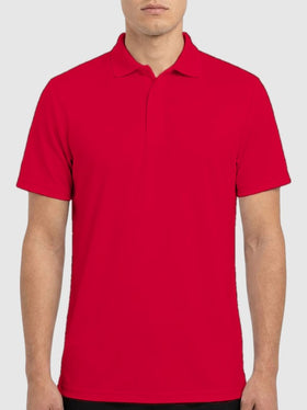 Klassisk Piqué Polo med Eget Tryk | Teknisk Unisex Poloshirt