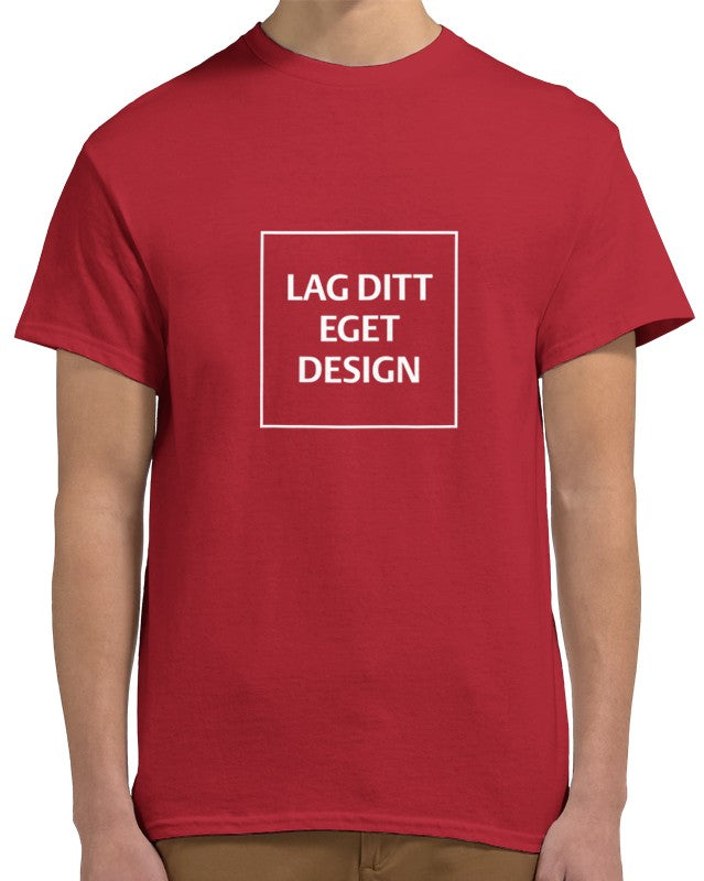 Design din egen unisex T-shirt med print | Personlig bomulds-T-shirt