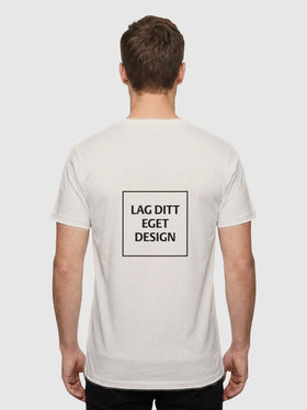 Design Din Egen Unisex V-Hals T-shirt med Eget Tryk