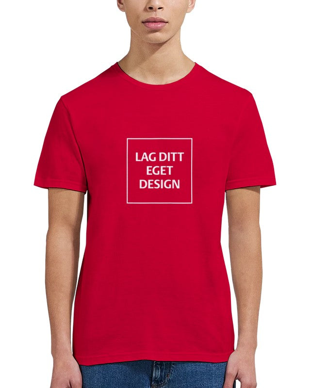 Klassisk Unisex T-shirt med Rund Hals til Eget Tryk | Design Din Egen T-shirt