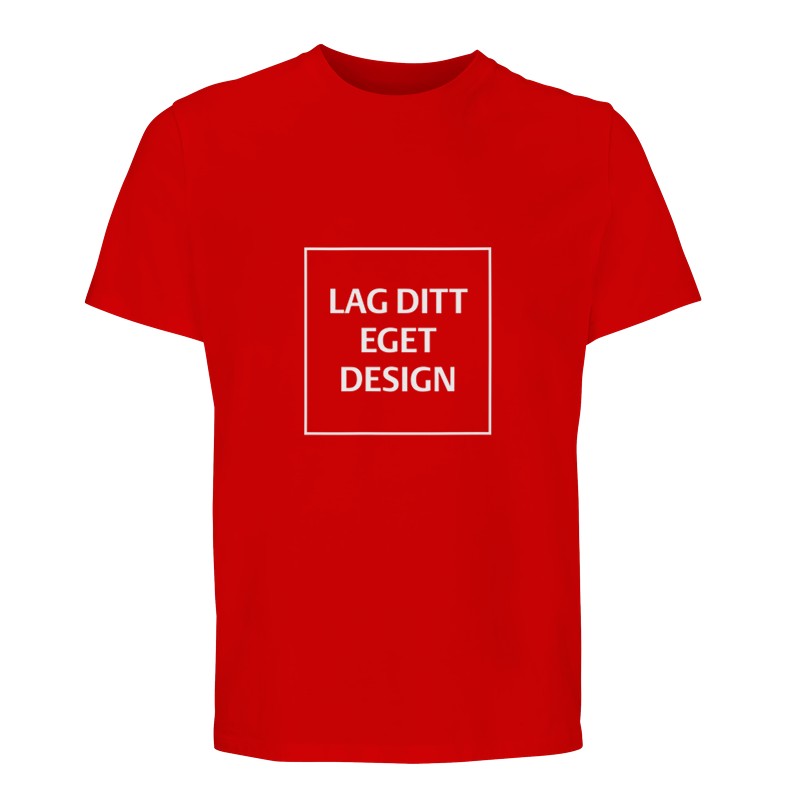 Design Din Egen Økologiske Unisex T-shirt | T-shirt Med Eget Tryk