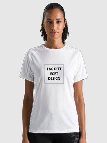 Ultralet teknisk T-shirt til damer med eget tryk | Faconsyet sport
