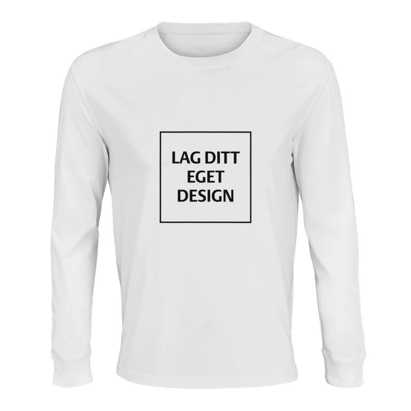 Design din egen økologiske langærmede T-shirt | Eget tryk